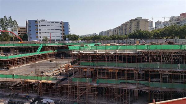 岭南新世界三区发展项目A3至A7栋商住楼钢结构工程